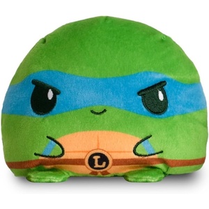 image:imageTeeTurtle Teenage Mutant Ninja Turtles Leonardo  Ooze Baby Turtle Reversible Plushie 4inch Flip Plush Toy with Embroidered Details  Cute Mini Collectible Plush for Kids Teens and Adults