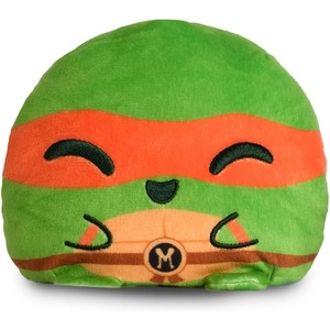 image:imageTeeTurtle Teenage Mutant Ninja Turtles Michelangelo  Ooze Baby Turtle Reversible Plushie 4inch Flip Plush Toy with Embroidered Details  Cute Mini Collectible Plush for Kids Teens and Adults